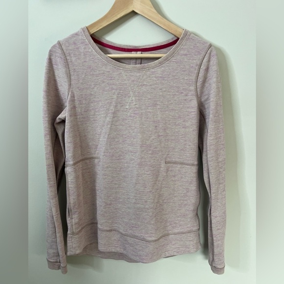 Lululemon Exhalation Pullover Sweatshirt Size 6 Pink - Picture 1 of 7